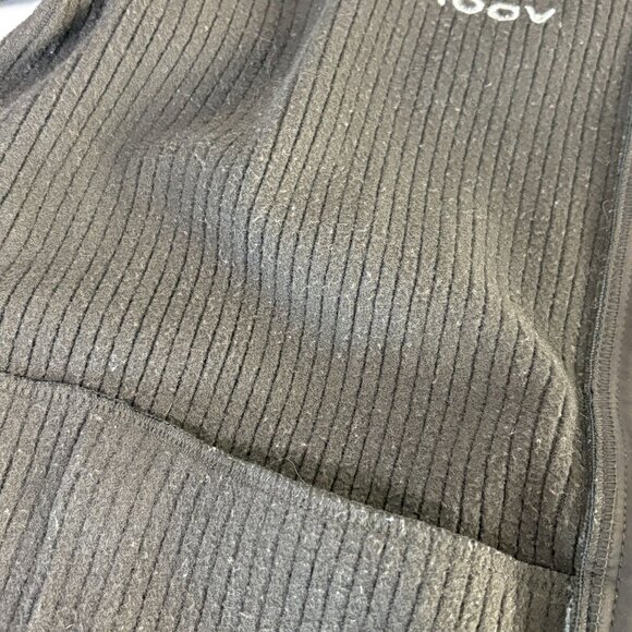 Voormi Full Zip Jacket Coat Womens L Black Pockets Wool Blend Company Logo USA - Picture 12 of 13